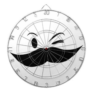 Kinky Mustache Dartscheibe