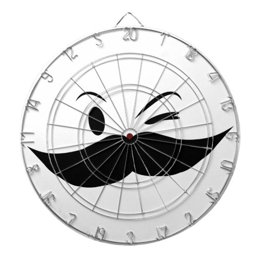 Kinky Mustache Dartscheibe (vorne)