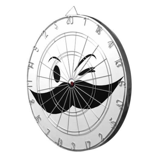 Kinky Mustache Dartscheibe (Vorderseite rechts)