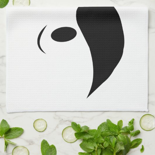 Kinky Mustache Geschirrtuch (Gefaltet)