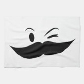 Kinky Mustache Geschirrtuch (Horizontal)