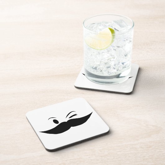 Kinky Mustache Getränkeuntersetzer (Rechte Seite)