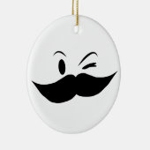 Kinky Mustache Keramikornament (Rechts)