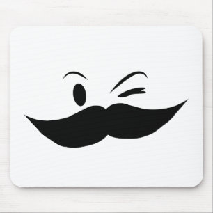 Kinky Mustache Mousepad