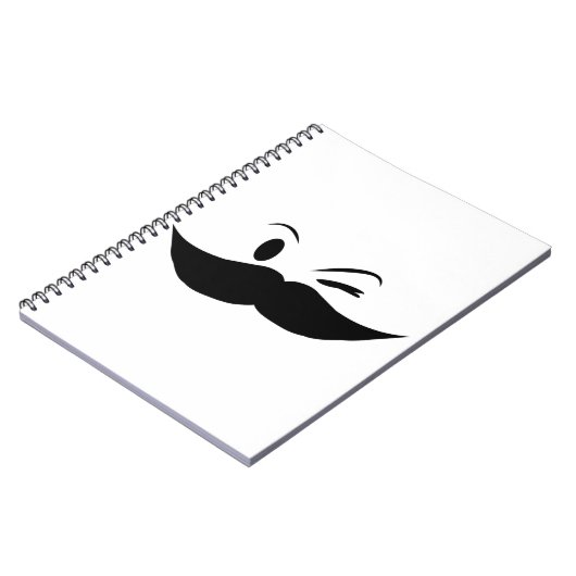Kinky Mustache Notizblock (Linke Seite)