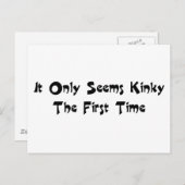 Kinky Postkarte (Vorne/Hinten)