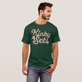 Kinky Sets Funny Sports Game Volleyball Player gir T-Shirt (Vorne ganz)