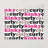 kinkycurlycoiale Postkarten (Vorderseite)