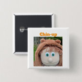 Kinn-hoch Charlie Button (Vorne & Hinten)