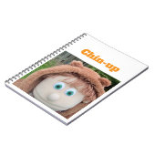 Kinn-Hoch Charlie Notizblock (Linke Seite)