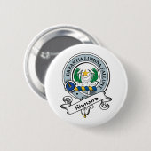 Kinnaird Clan-Abzeichen Button (Vorne & Hinten)