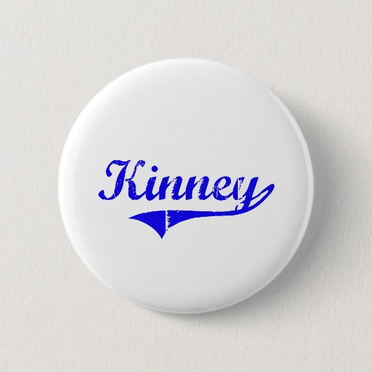 Kinney Familienname-Klassiker-Art Button (Vorderseite)