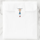 Kinnheben T-Shirts und Geschenke Runder Aufkleber (Tasche)