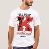 Kinnick Highschool Alumni Yokosuka Japan T-Shirt (Vorderseite)