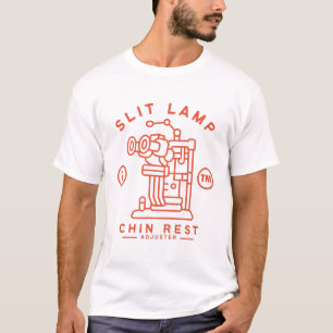 Kinnstützen-Einstellvorrichtung für Spaltlampe T-Shirt