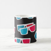 Kino 3D-Brille: Nahtloses Muster Kaffeetasse (Mittel)