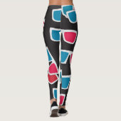 Kino 3D-Brille: Nahtloses Muster Leggings (Rückseite)