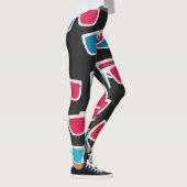 Kino 3D-Brille: Nahtloses Muster Leggings (Rechts)