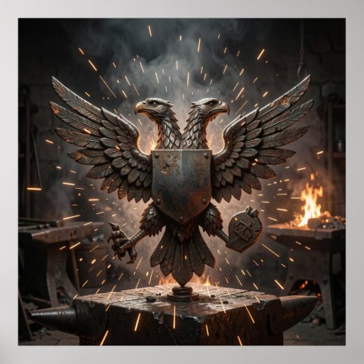 Kino-Dunkle-Schmiede-Herrscher-Adler Il Poster (Vorne)