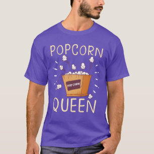 Kino Film schauen Popcorn Kino-Marathon mit Freund T-Shirt