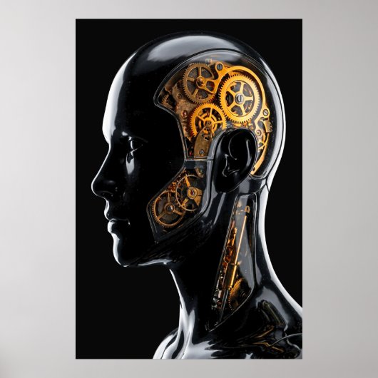 Kino-Gold-Zahnrad-Android-Sci-Fi Poster (Vorne)
