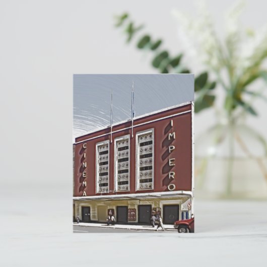 Kino Impero, Asmara Postkarte (Stehend Vorderseite)