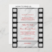 Kino Kleine rechteckige Einladung (Vorne/Hinten)