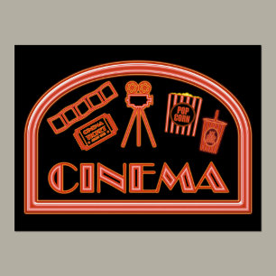 Kino Neon Sign Poster