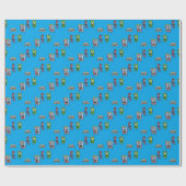 Kino-Popcorn Geschenkpapier (Flach)