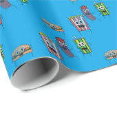 Kino-Popcorn Geschenkpapier (Rolleneckpunkt)