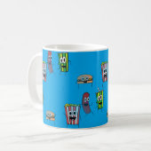 Kino-Popcorn Kaffeetasse (Vorderseite Links)