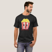 Kino-Popcorn mit Zitat Binge Watcher T-Shirt (Vorne ganz)