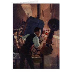 Kino-Projektionist, Vintage-Unternehmen