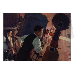 Kino-Projektionist, Vintage-Unternehmen