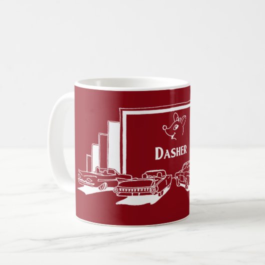 Kino Rentier - Dasher Kaffeetasse (Vorderseite Links)