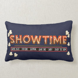 Kino Showtime Kissen-Marinehintergrund Lendenkissen