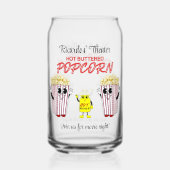 Kino-Spaß Popcorn Mascots Dosenglas (Vorderseite)