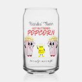 Kino-Spaß Popcorn Mascots Dosenglas (Rückseite)