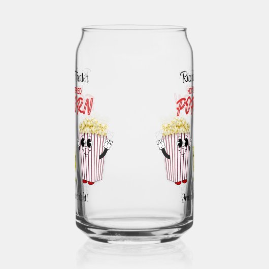 Kino-Spaß Popcorn Mascots Dosenglas (Links)