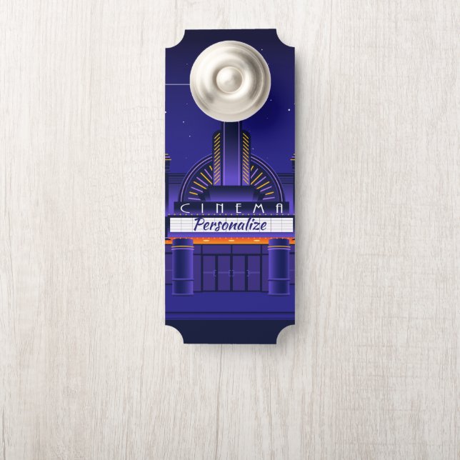 Kino Theater Marquee Saal Türanhänger (Auf Knauf)