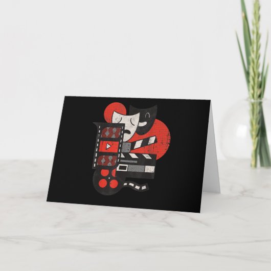Kino-Theater-Schauspieler- oder Liebhaber-Geschenk Karte (Vorderseite)