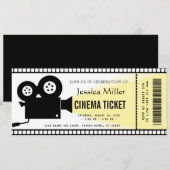 Kino-Ticket-Einladung Einladung (Vorne/Hinten)