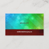 Kino-Visitenkarten Visitenkarte (Rückseite)