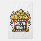 Kinoabend Delight Playful Popcorn Geschirrtuch (Vertikal)