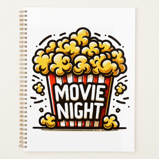 Kinoabend Delight Playful Popcorn Planer (Vorderseite)