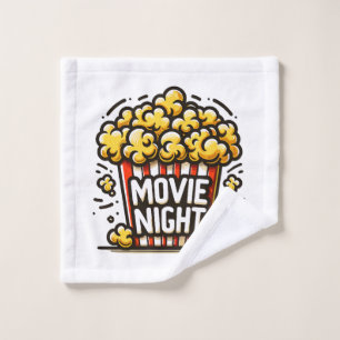 Kinoabend Delight Playful Popcorn Waschlappen