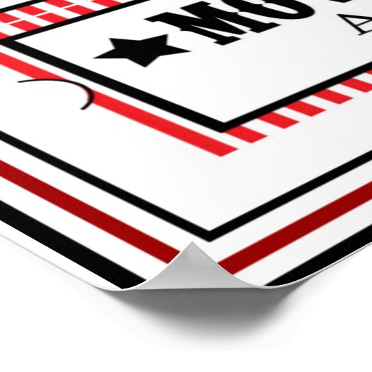 Kinoabend ein Poster 16 x 20 (Ecke)