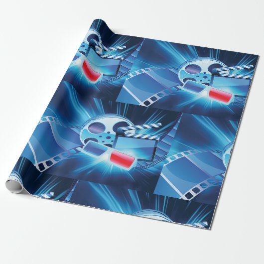 Kinoabend Filmrolle Geschenkpapier (Ungerollt)
