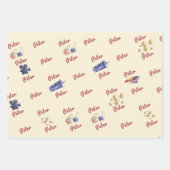 Kinoabend Geburtstag für Kinder Geschenkpapier Set (Vorderseite 3)