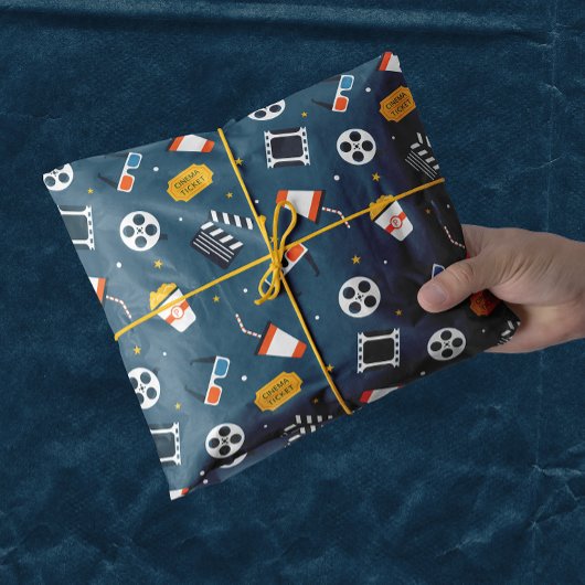 Kinoabend Iconic Family Fun Dunkel Seidenpapier